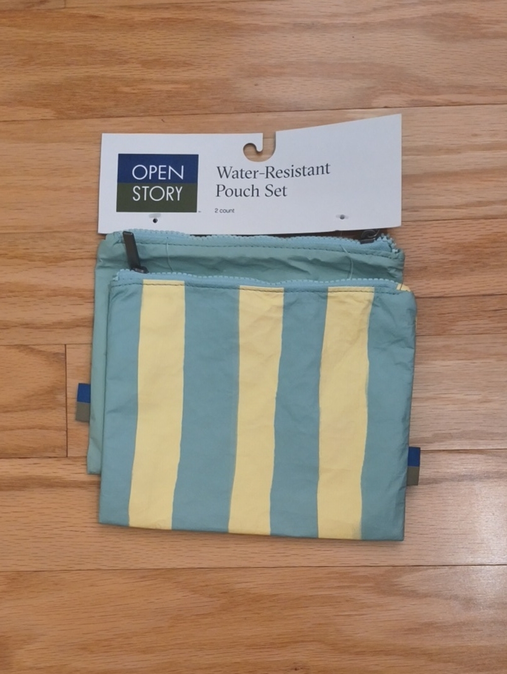 Open Story Water Resistant Pouch Set Of 2 NWT